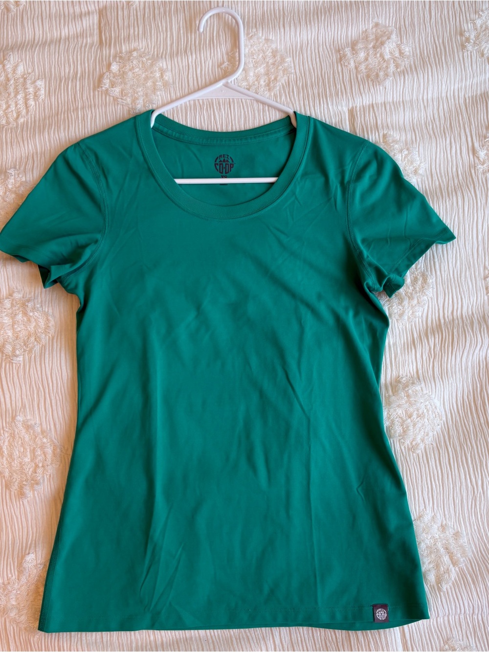 REI Co-op Sahara T-Shirt Green Short‎ Sleeve Activewear Hiking Top Womens XS